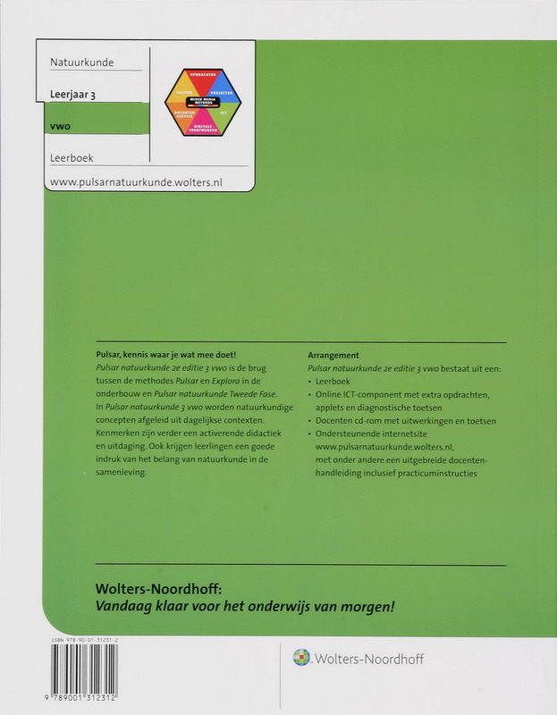 Achterkant van Leerboek