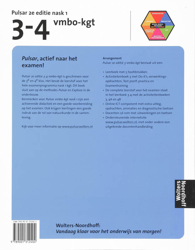 Achterkant van Leerboek