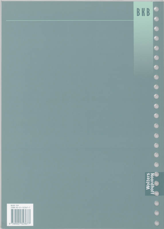 Achterkant van Werkboek