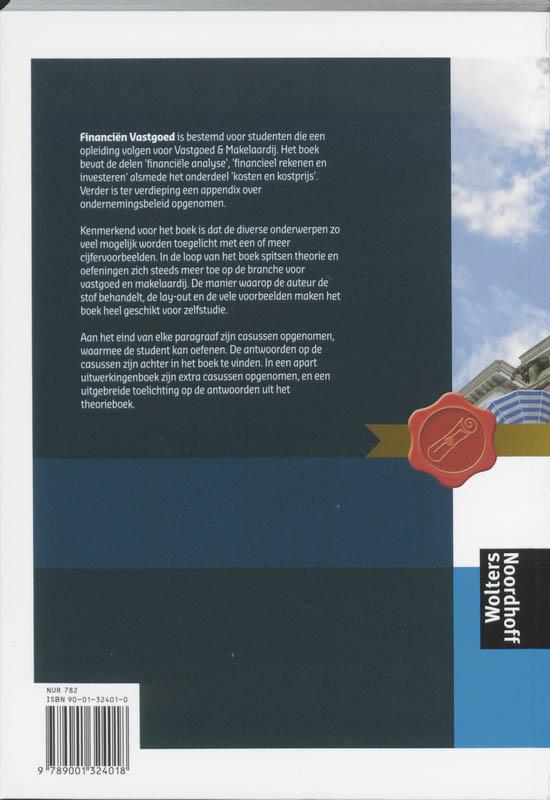 Achterkant van Financien Vastgoed