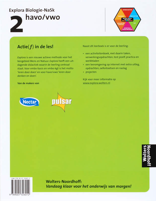 Achterkant van Leerboek