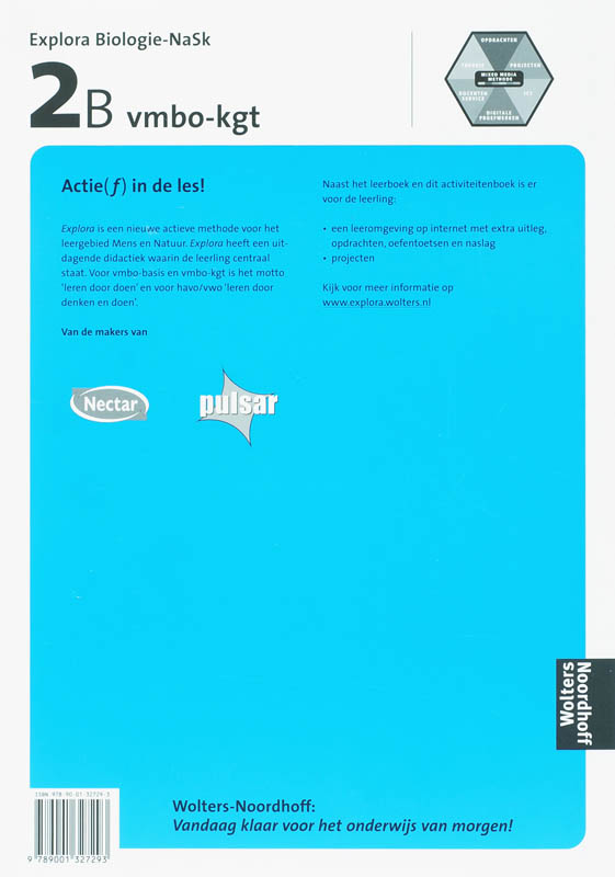 Achterkant van 2b vmbo-kgt