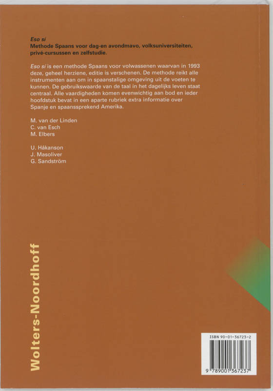 Achterkant van Oefenboek