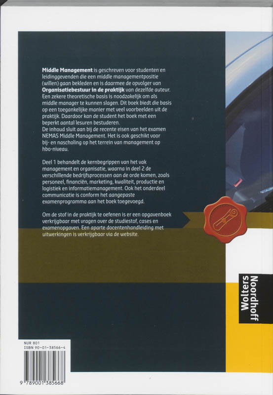 Achterkant van Middle management