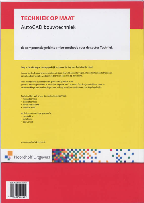 Achterkant van AutoCAD bouwtechniek