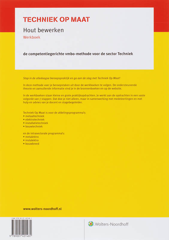 Achterkant van Hout bewerken