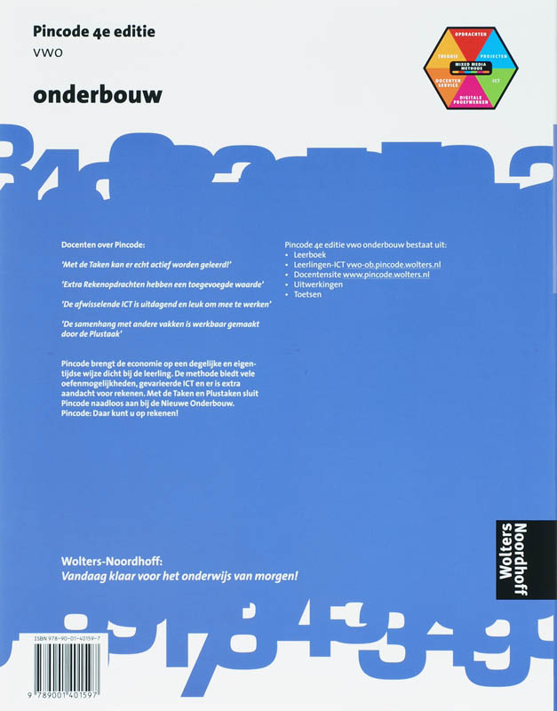 Achterkant van VWO Onderbouw