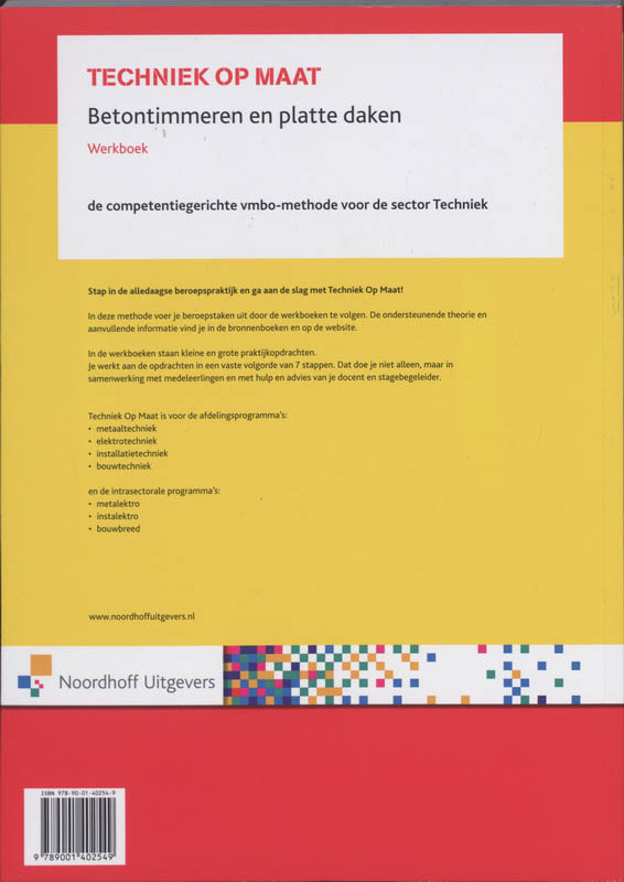 Achterkant van Werkboek