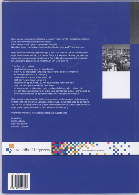 Achterkant van Oefenboek