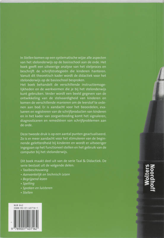 Achterkant van Stellen