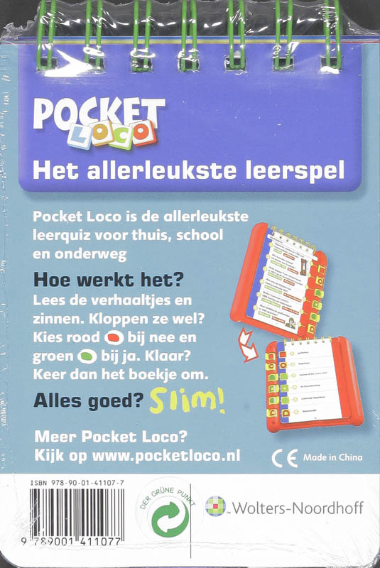 Achterkant van Boekje Sportquiz
