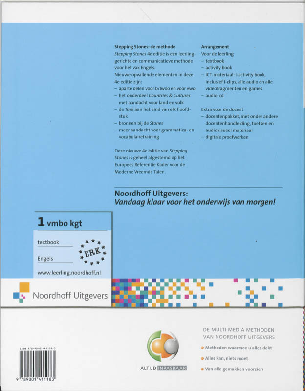 Achterkant van 1 Vmbo kgt