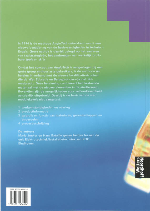 Achterkant van 4 Process descriptions