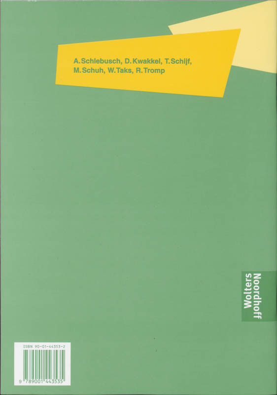 Achterkant van Antwoorden