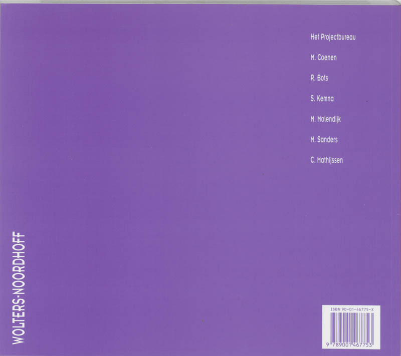 Achterkant van Oefenboek