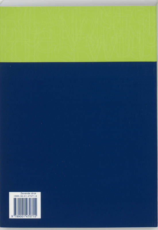 Achterkant van Basiswoordenboek Nederlands