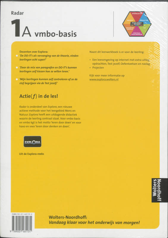 Achterkant van Leerwerkboek techniek