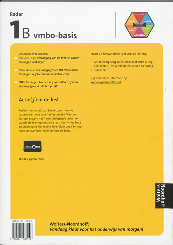 Achterkant van Leerwerkboek