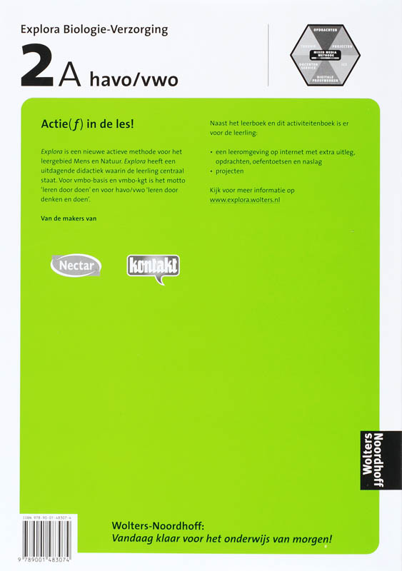Achterkant van Activiteitenboek