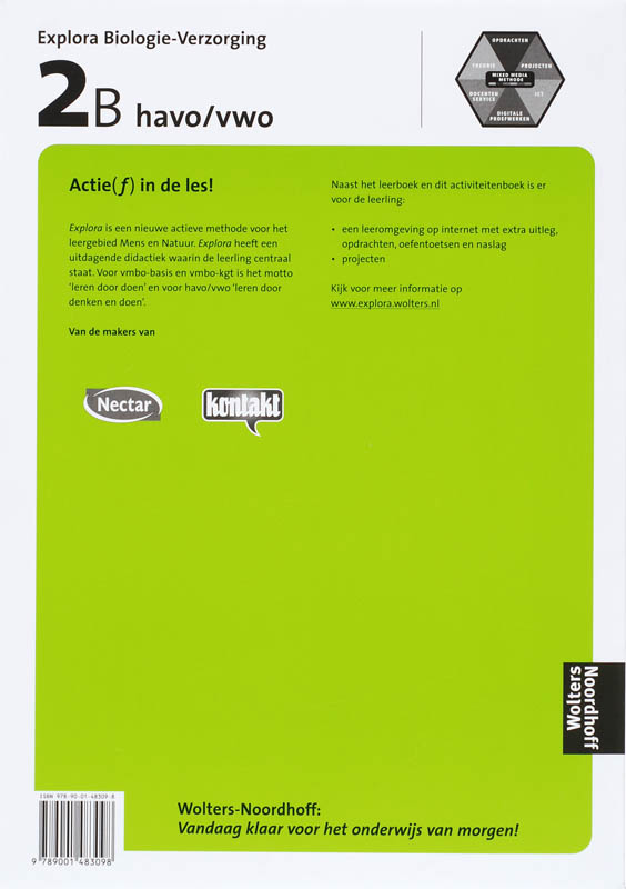 Achterkant van Activiteitenboek