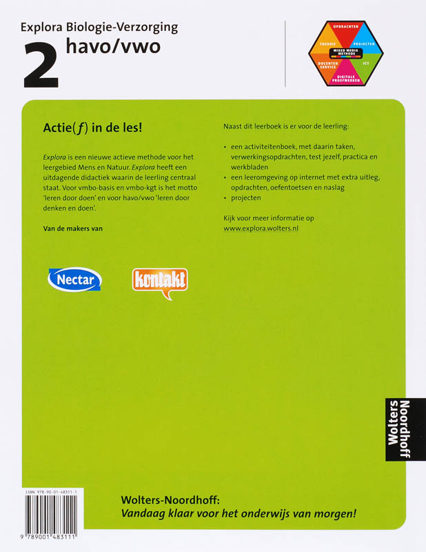 Achterkant van Leerboek