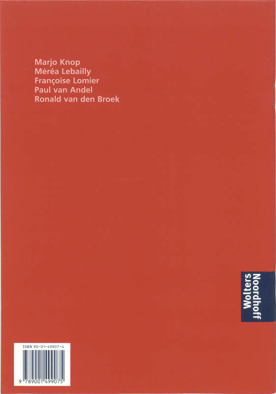 Achterkant van Antwoordenboek