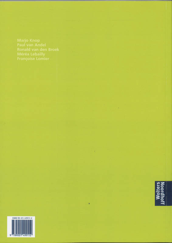 Achterkant van Transcriptieboek