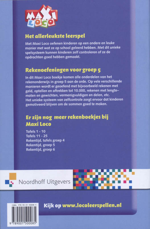 Achterkant van Rekentijd