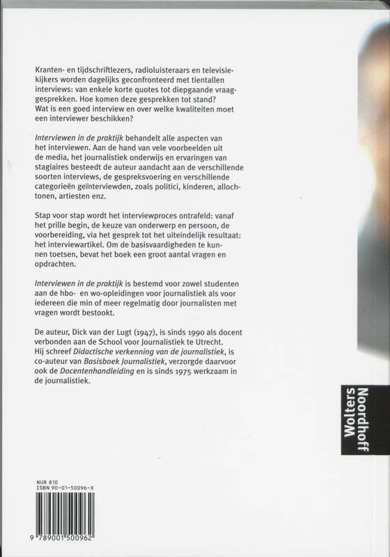 Achterkant van Interviewen in de praktijk