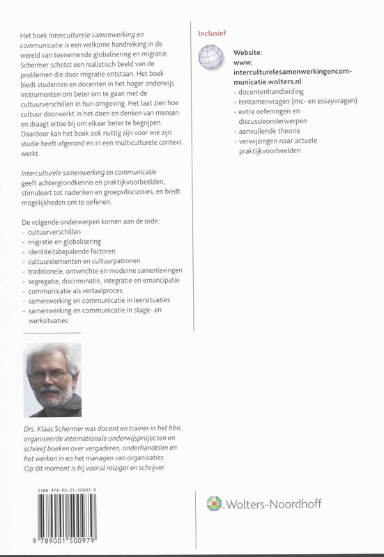 Achterkant van Interculturele samenwerking en communicatie