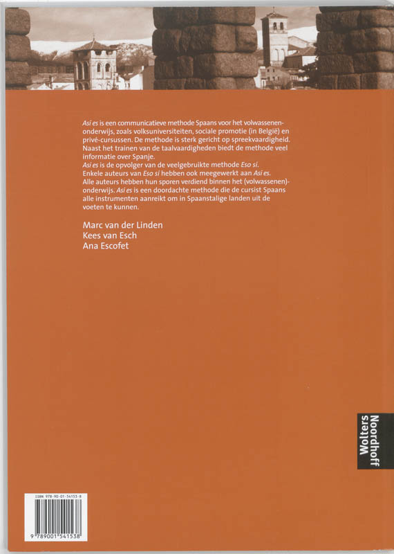 Achterkant van Oefenboek