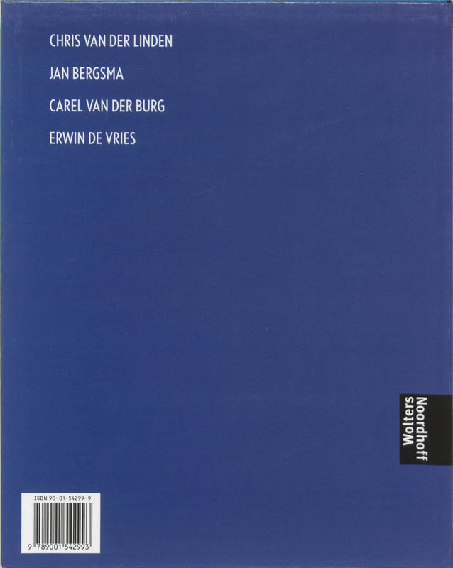 Achterkant van Textbuch