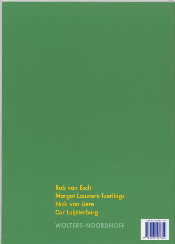 Achterkant van Studiehuisboek