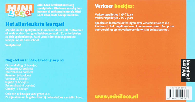 Achterkant van Verkeersspelletjes