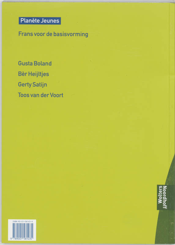 Achterkant van Werkboek
