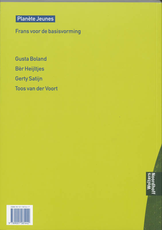 Achterkant van Werkboek
