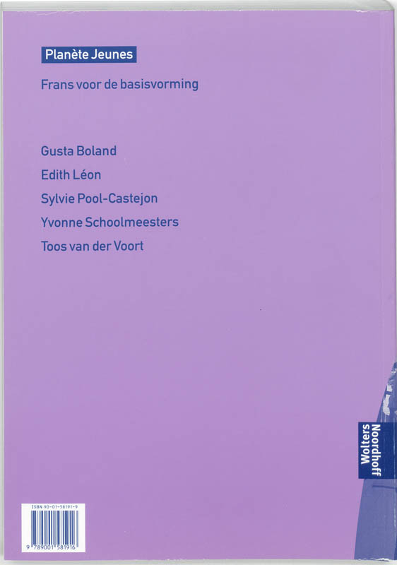 Achterkant van Werkboek