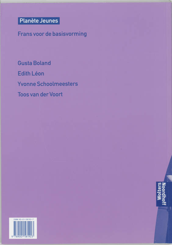 Achterkant van Werkboek