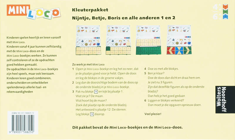 Achterkant van Mini Loco Nijntje pakket
