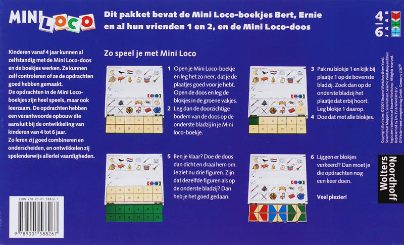 Achterkant van Kleuterpakket