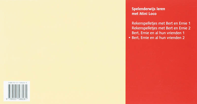 Achterkant van Elmo Tommie en al hun vrienden