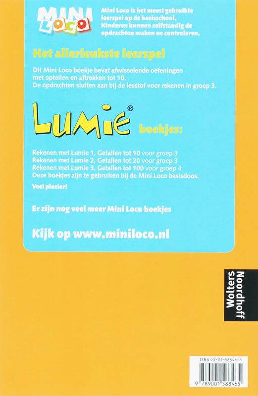 Achterkant van Rekenen 1