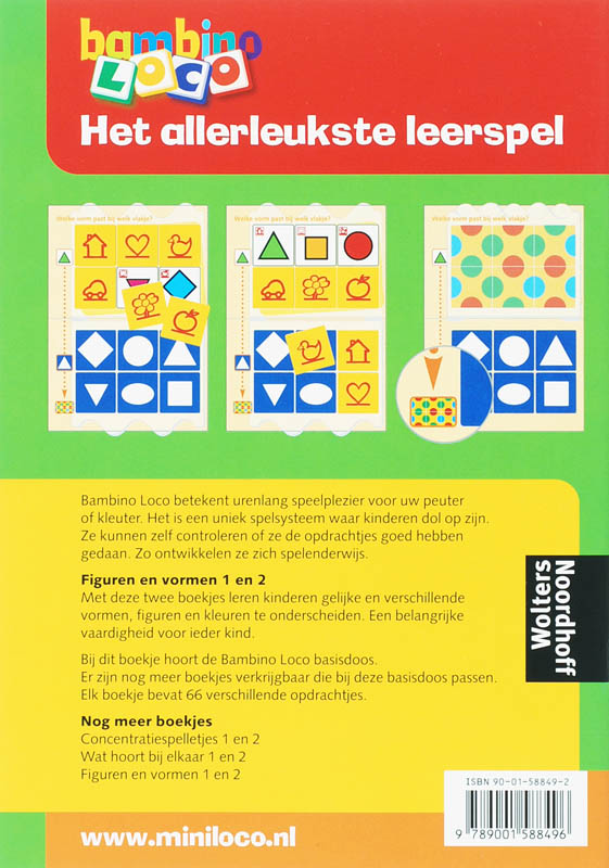 Achterkant van Figuren en vormen 1