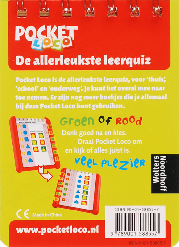 Achterkant van 1 Kinderquiz boekje