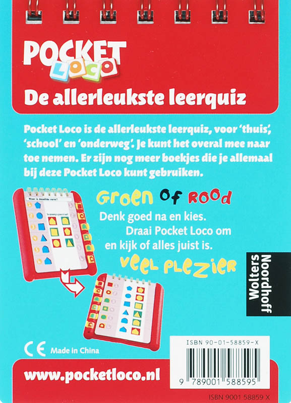 Achterkant van Leesquiz boekje