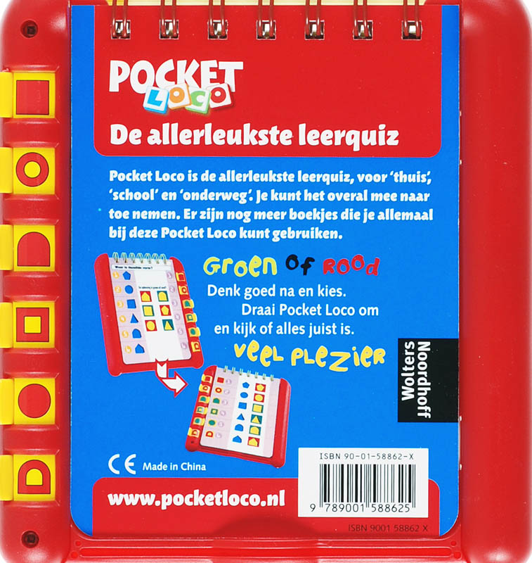 Achterkant van Denkquiz set