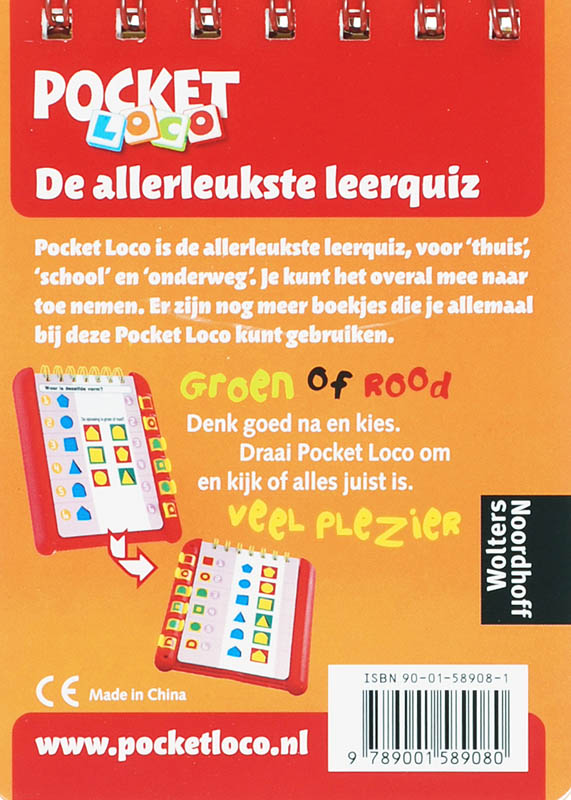 Achterkant van Denkquiz boekje
