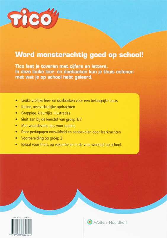 Achterkant van 1/2 4-6 jaar