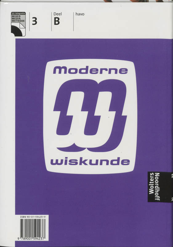 Achterkant van Leerboek