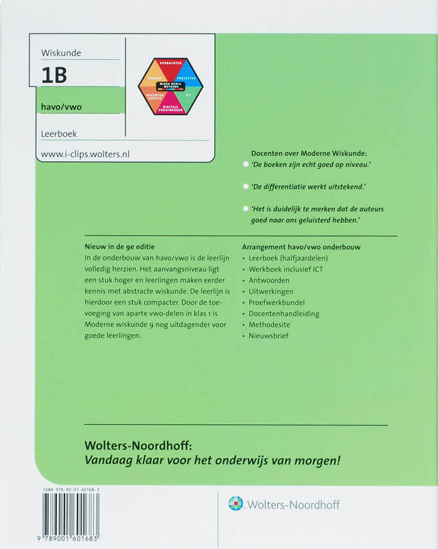 Achterkant van Leerwerkboek